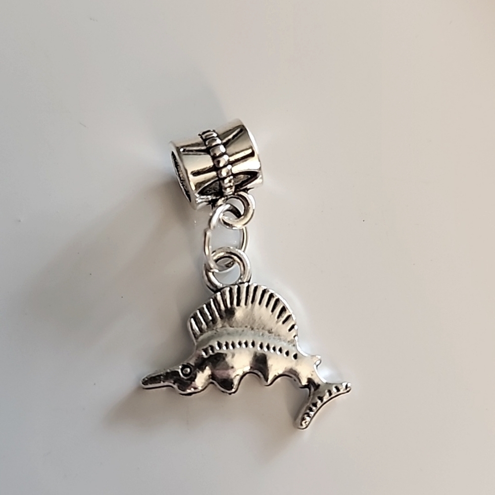 SWORDFISH  Charm for European Style Bracelets Tibeten alloys